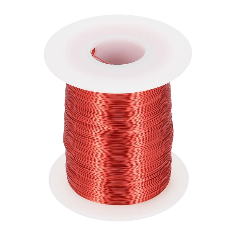 29 AWG Magnet Wire, 29 Gauge 8 oz Enameled Copper Wire, 155C(311F), Red,White