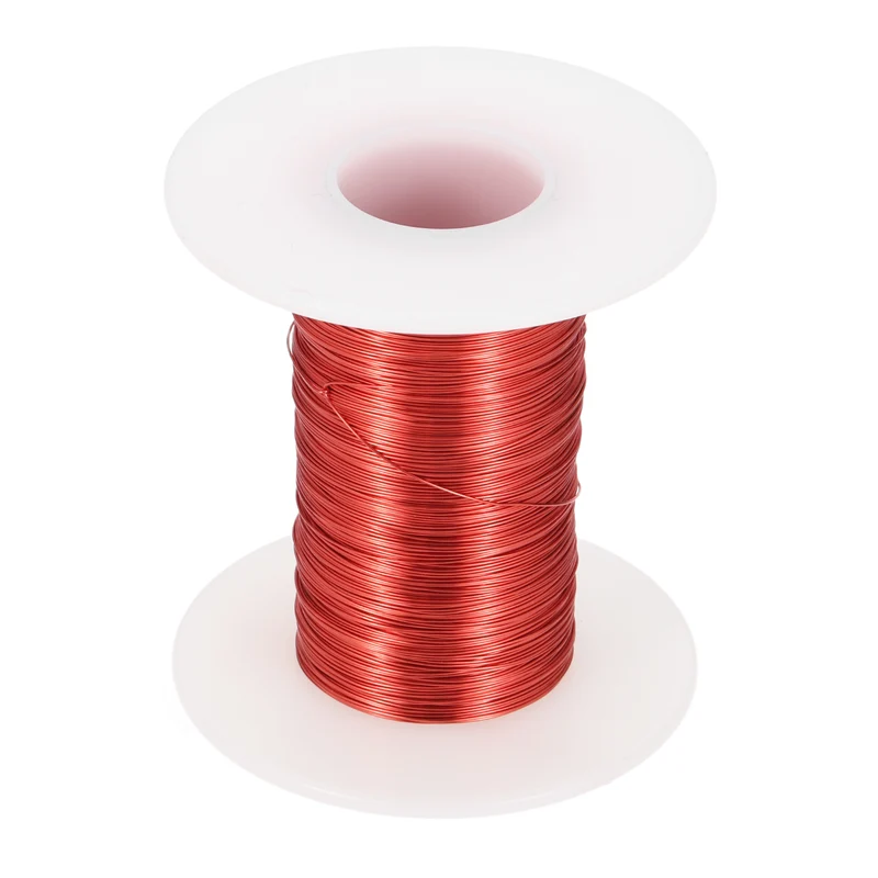 29 AWG Magnet Wire, 29 Gauge 2 oz Enameled Copper Wire, 155C(311F), Red,White