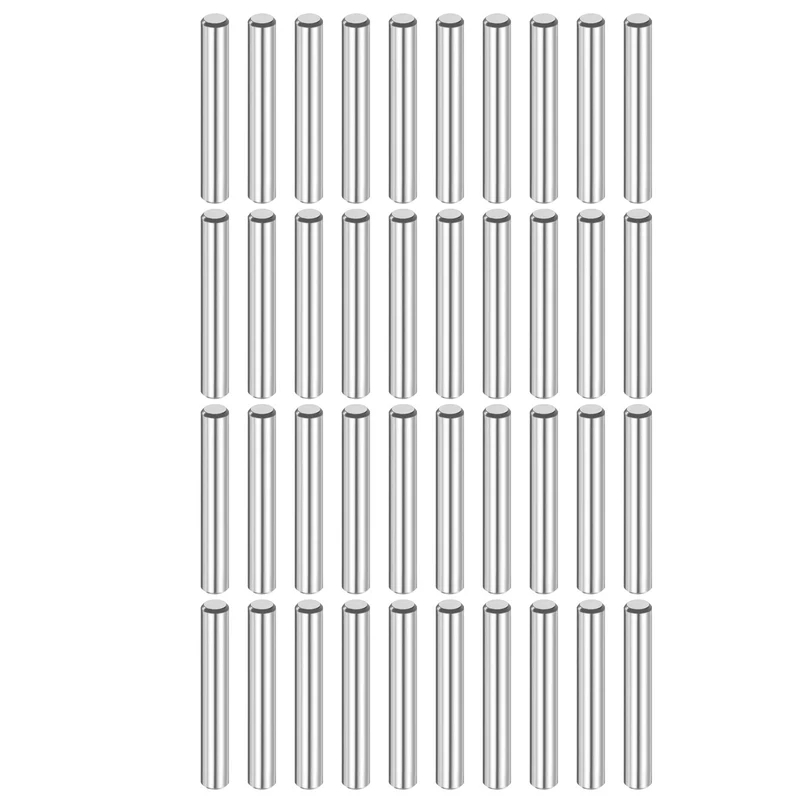 40 Pcs 4 mm x 22 mm Dowel Pins 316L Stainless Steel Shelf Support Peg Pin