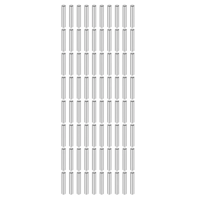80 Pcs 4 mm x 18 mm Dowel Pins 316L Stainless Steel Shelf Support Peg Pin