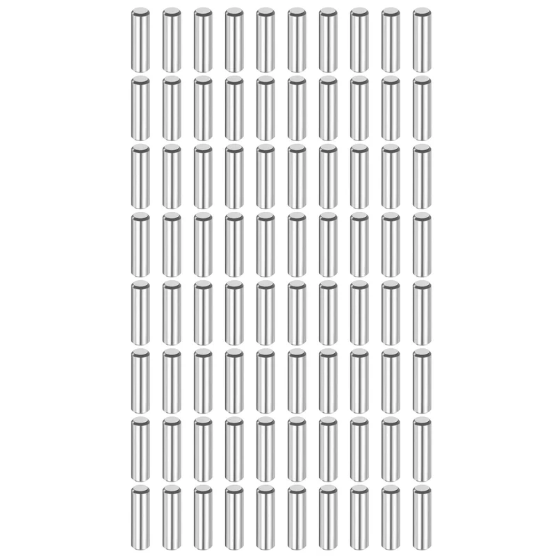 80 Pcs 4 mm x 12 mm Dowel Pins 316L Stainless Steel Shelf Support Peg Pin