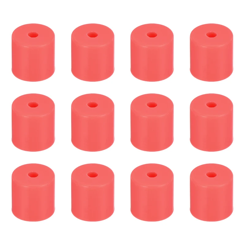 12Pcs Silicone Bed Mounts Leveling Column Silicone Buffer 16mm Red