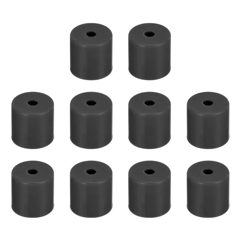 10Pcs Silicone Bed Mounts 3D Printer Heat Bed Silicone Leveling Column Silicone Buffer 16mm for 3D Printer Black