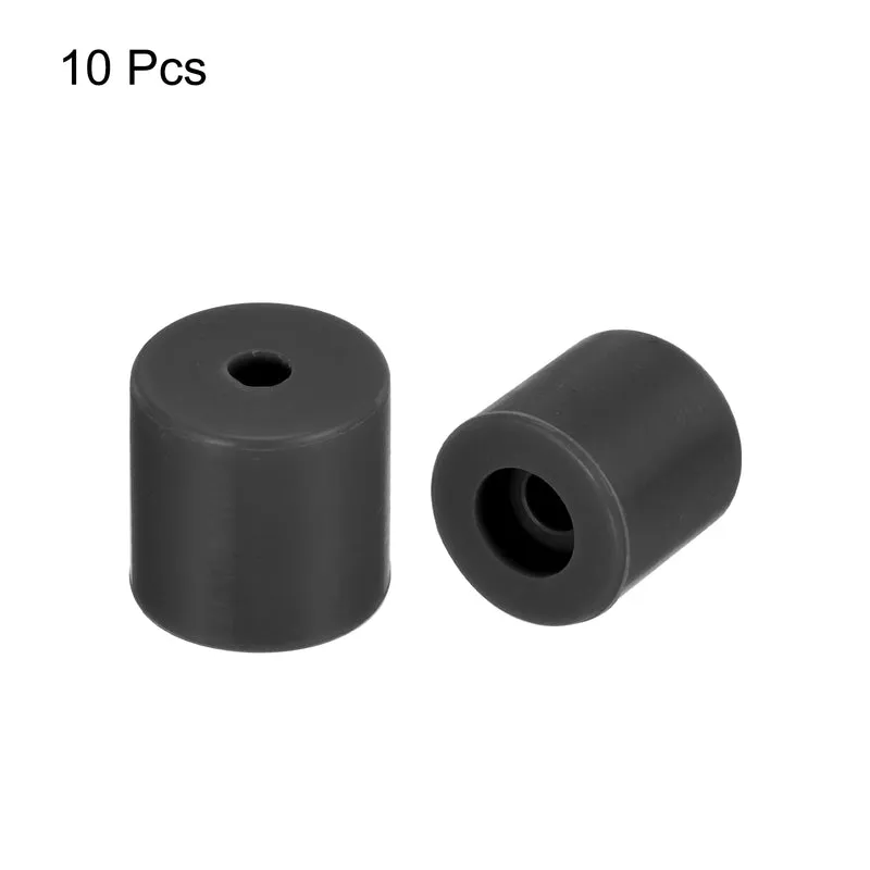10Pcs Silicone Bed Mounts 3D Printer Heat Bed Silicone Leveling Column Silicone Buffer 16mm for 3D Printer Black
