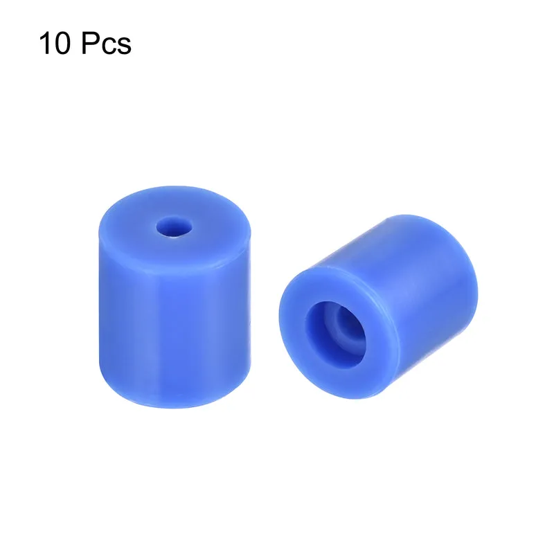 10Pcs Silicone Bed Mounts 3D Printer Heat Bed Silicone Leveling Column Silicone Buffer 18mm for 3D Printer Blue