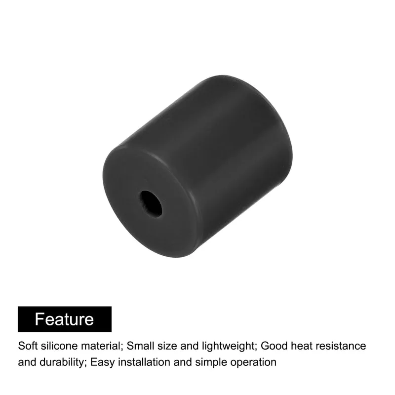 10 Pcs Silicone Bed Mounts Leveling Column Silicone Buffer 18mm Black