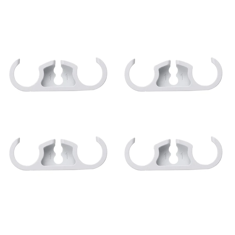 4Pcs 11mm CPU Liquid Coolers Tube Combs for Radiator, White