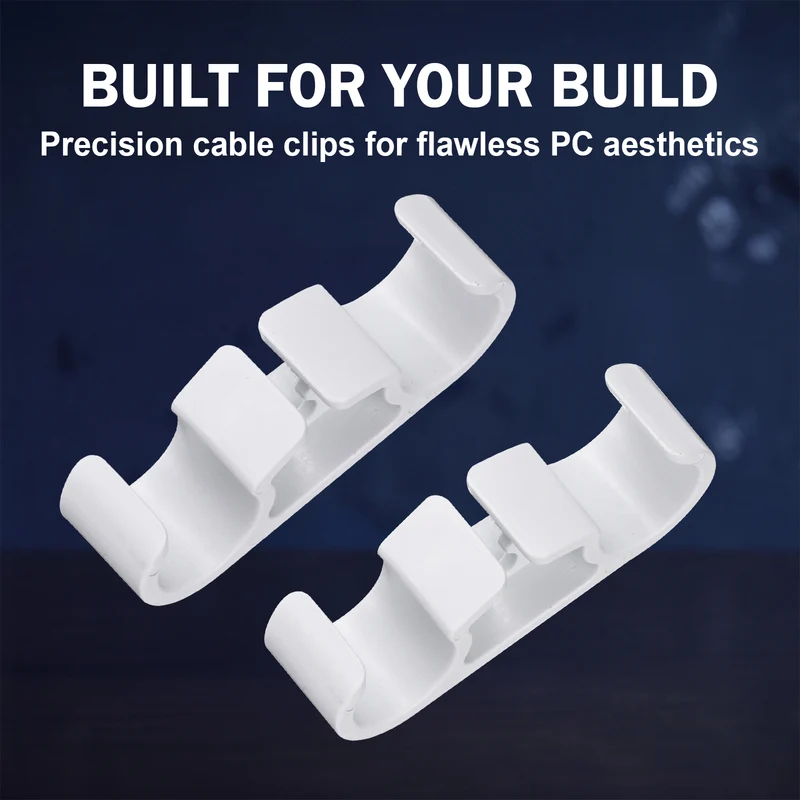 4Pcs 11/13mm CPU Liquid Coolers Tube Combs for Radiator, White
