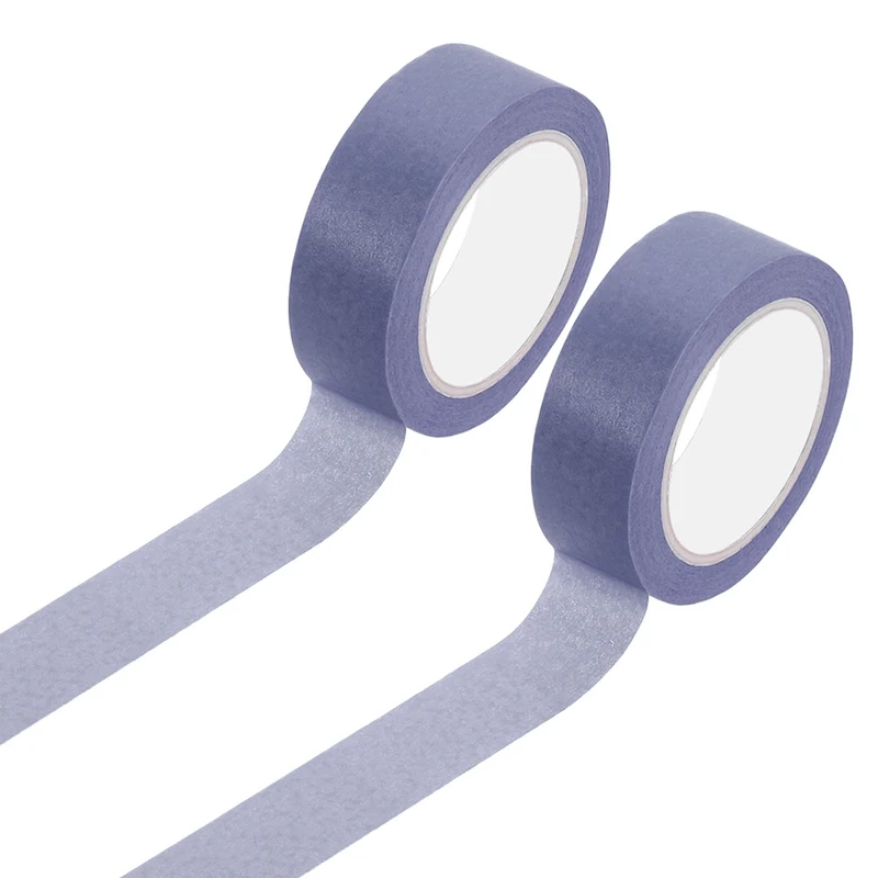 2 Rolls Colored Masking Tape, 11 Yards x 0.6" Decorative Tape, Grey