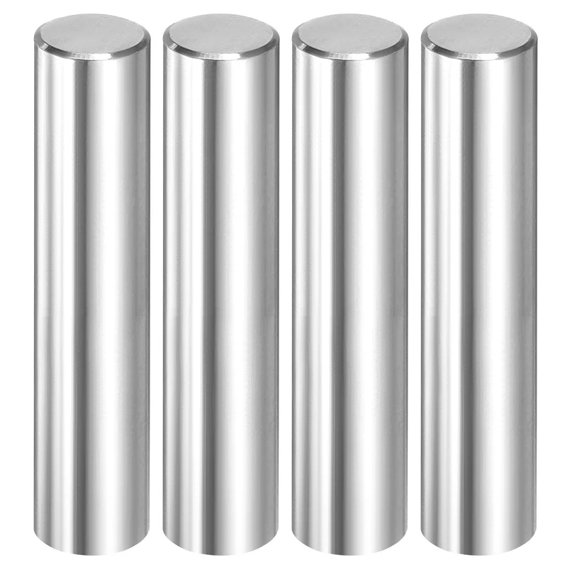 4 Pcs 12 mm x 60 mm Dowel Pins, 316L Stainless Steel Shelf Support Peg Pin