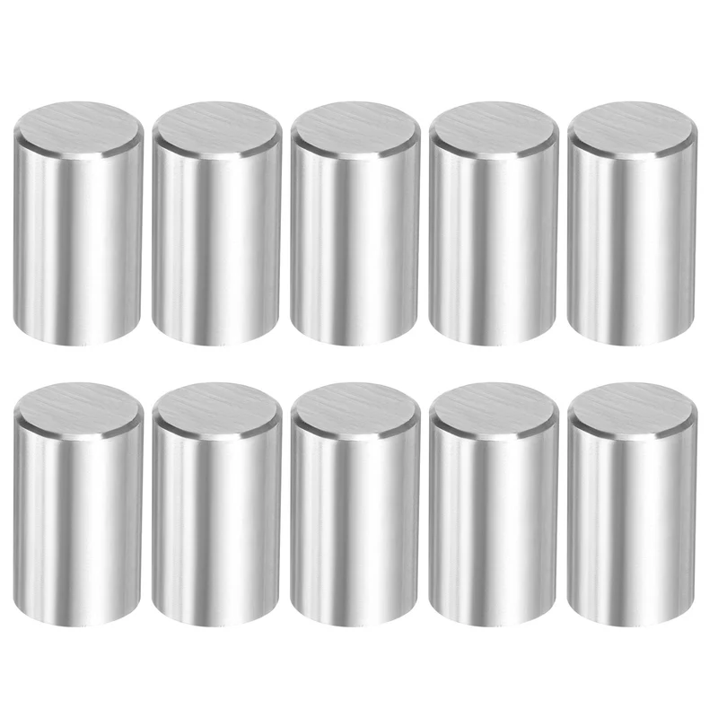 10 Pcs 12 mm x 20 mm Dowel Pins, 316L Stainless Steel Shelf Support Peg Pin