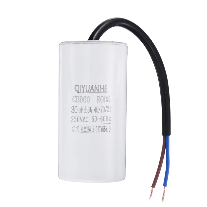 CBB60 30uf Running Capacitor 250VAC 50/60Hz 100x50mm