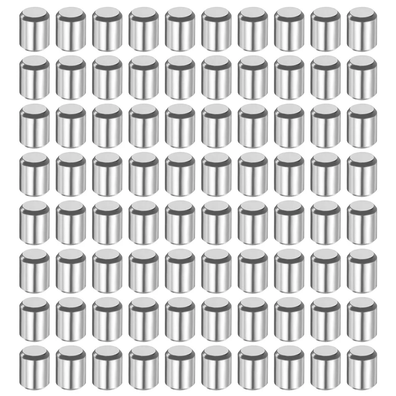 80 Pcs 4 mm x 5 mm Dowel Pins 316L Stainless Steel Shelf Support Peg Pin