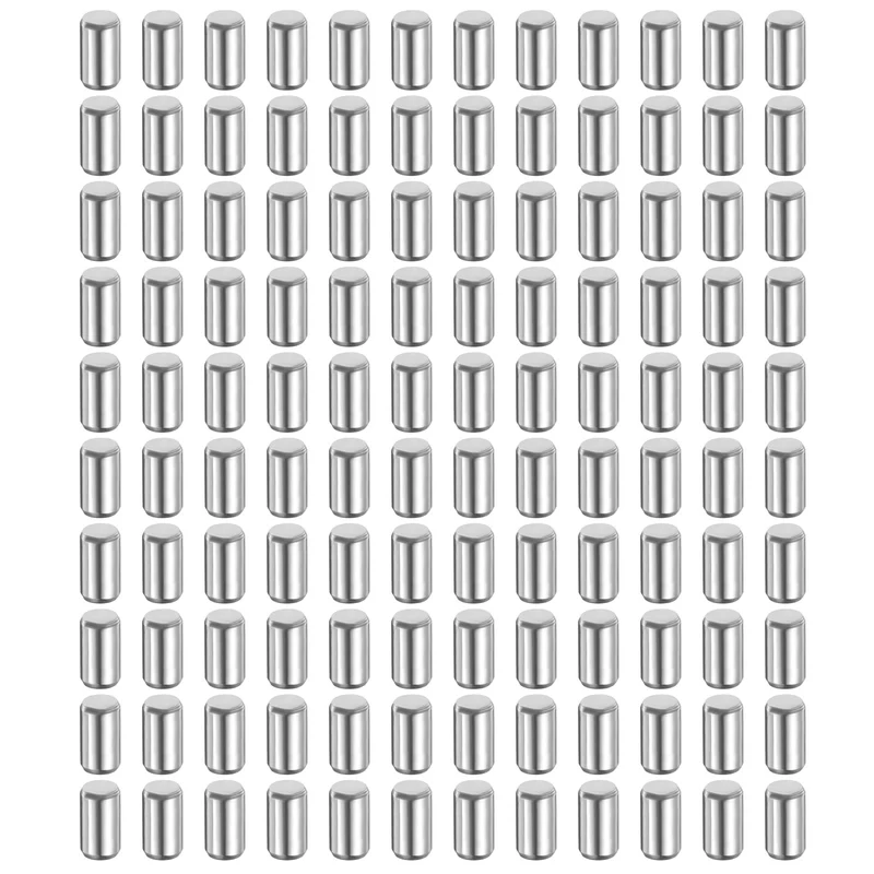 120 Pcs 3 mm x 6 mm Dowel Pins 316L Stainless Steel Shelf Support Peg Pin