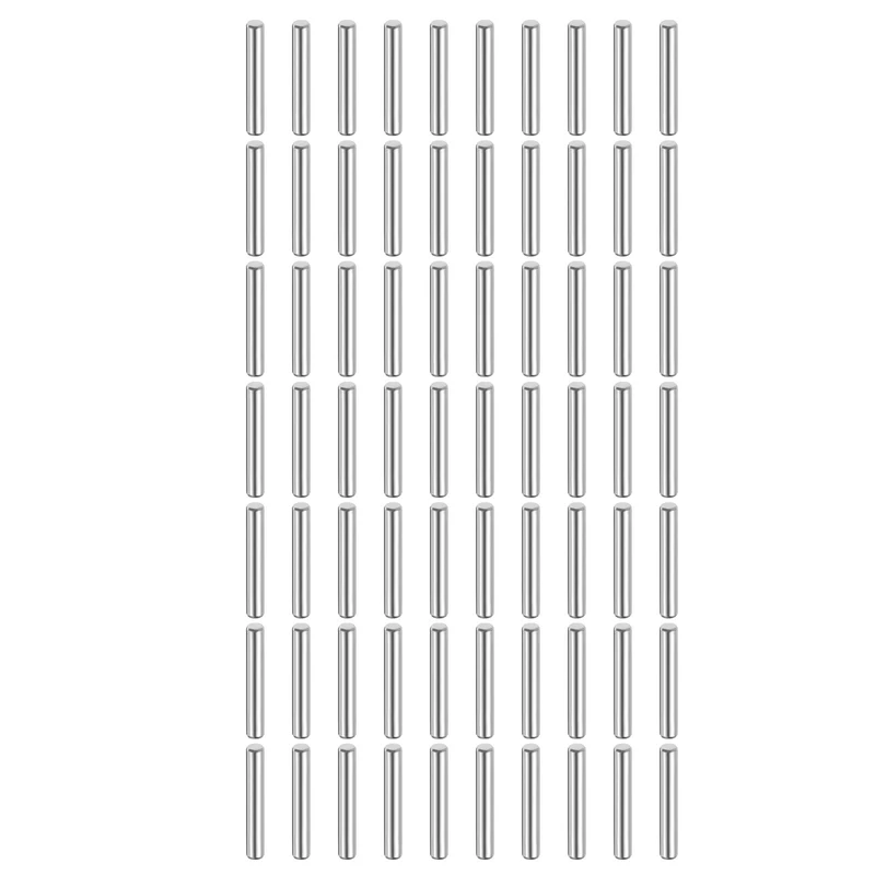 80 Pcs 3 mm x 20 mm Dowel Pins 316L Stainless Steel Shelf Support Peg Pin