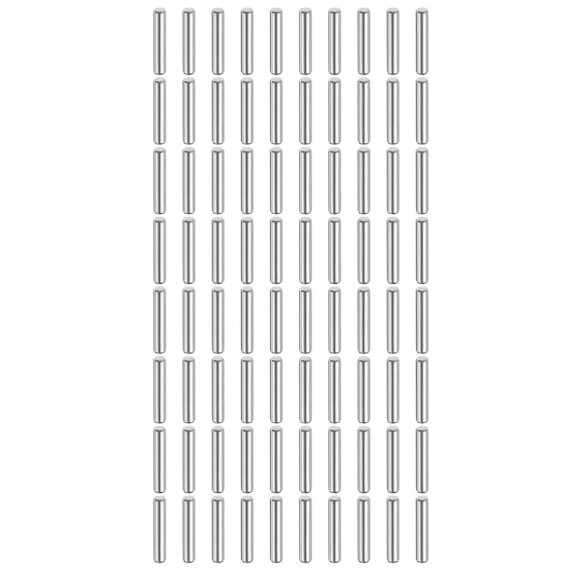 80 Pcs 3 mm x 18 mm Dowel Pins 316L Stainless Steel Shelf Support Peg Pin