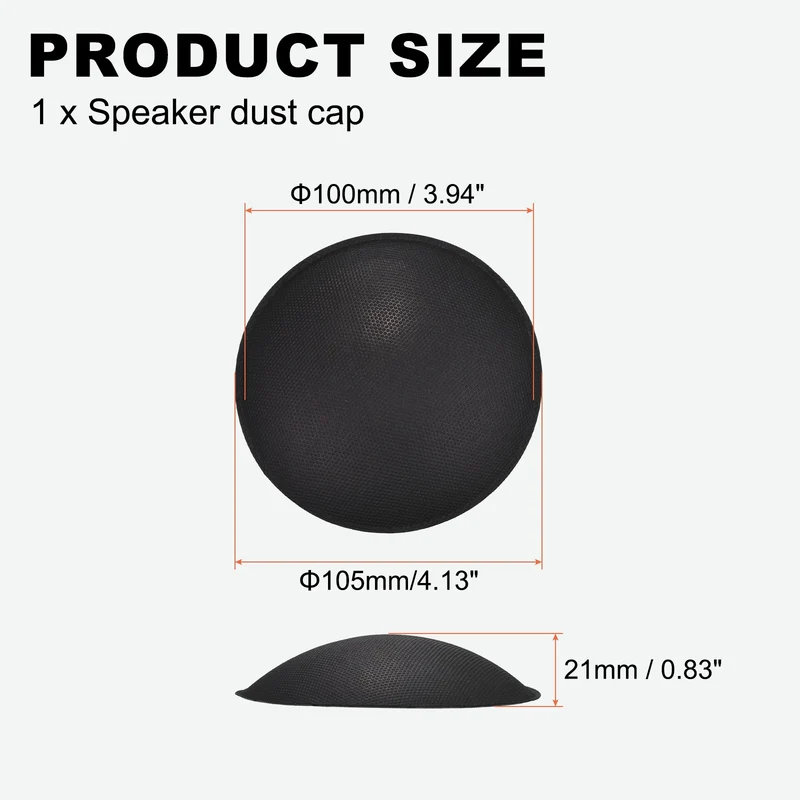 8pcs Speaker Dust Cap 105mm/4.13" OD Voice Coil Repair Replacement