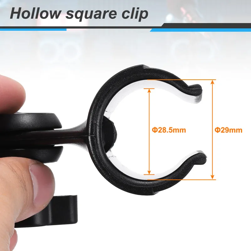 4Pcs U-Type Microphone Clip with 5/8" Male to 3/8" Female Screw Adapter