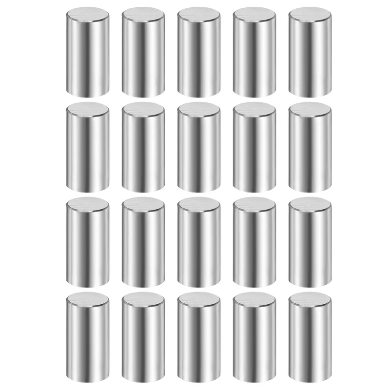 20 Pcs 10 mm x 20 mm Dowel Pins 316L Stainless Steel Shelf Support Peg Pin