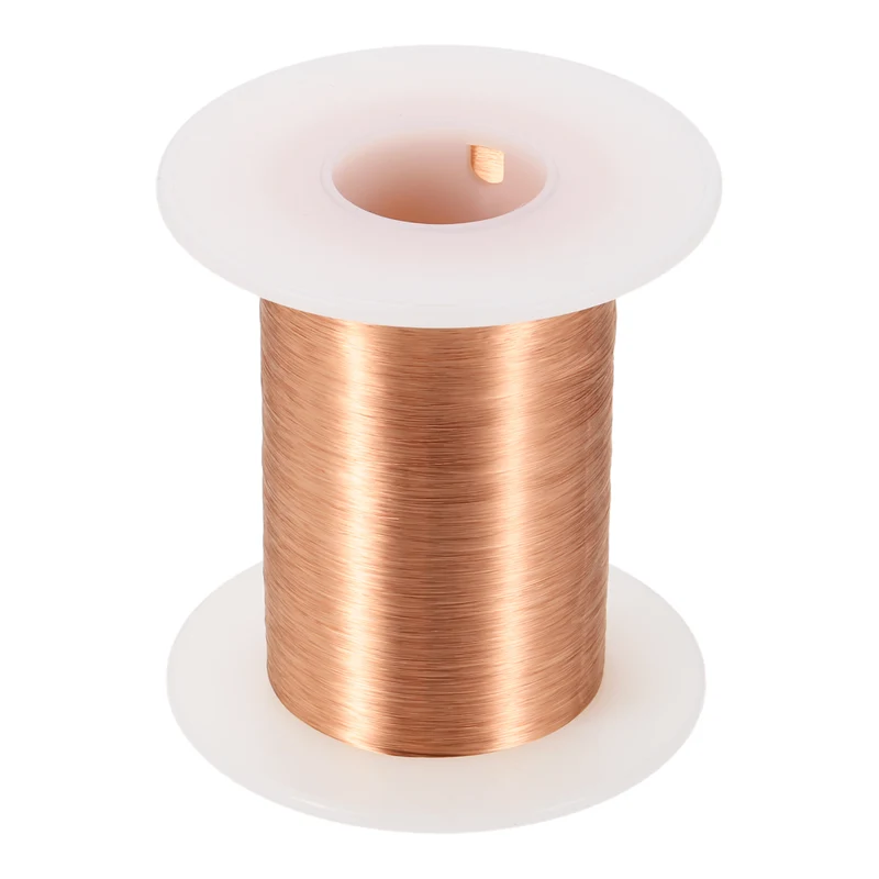 42 AWG Magnet Wire, 42 Gauge 4 oz Enameled Copper Wire, 155C(311F), Copper Color