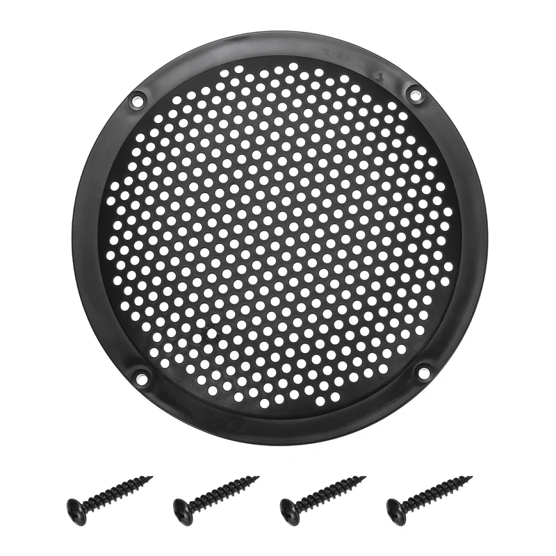 6 Inch Speaker Grill Cover Subwoofer Protector Dust Cover Black