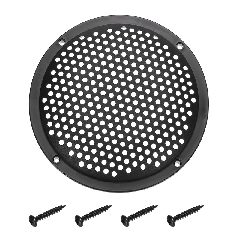 5 Inch Speaker Grill Cover Subwoofer Protector Dust Cover Black