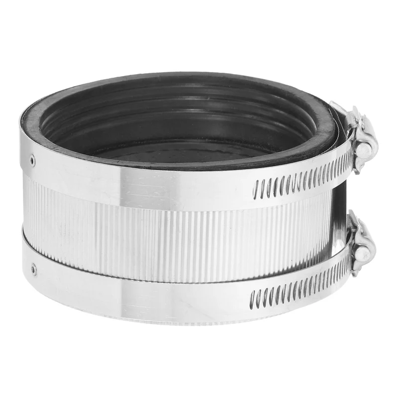 Hose Clamp, 96-107mm Stainless Steel Pipe Connector for PVC and Metal Pipes