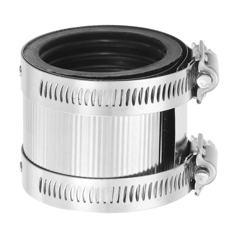 Hose Clamp, 53-61mm Stainless Steel Pipe Connector for PVC and Metal Pipes