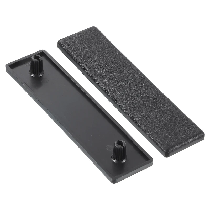 10Pcs Extruded End Cap Nylon 20x80mm 2080 Series European Black