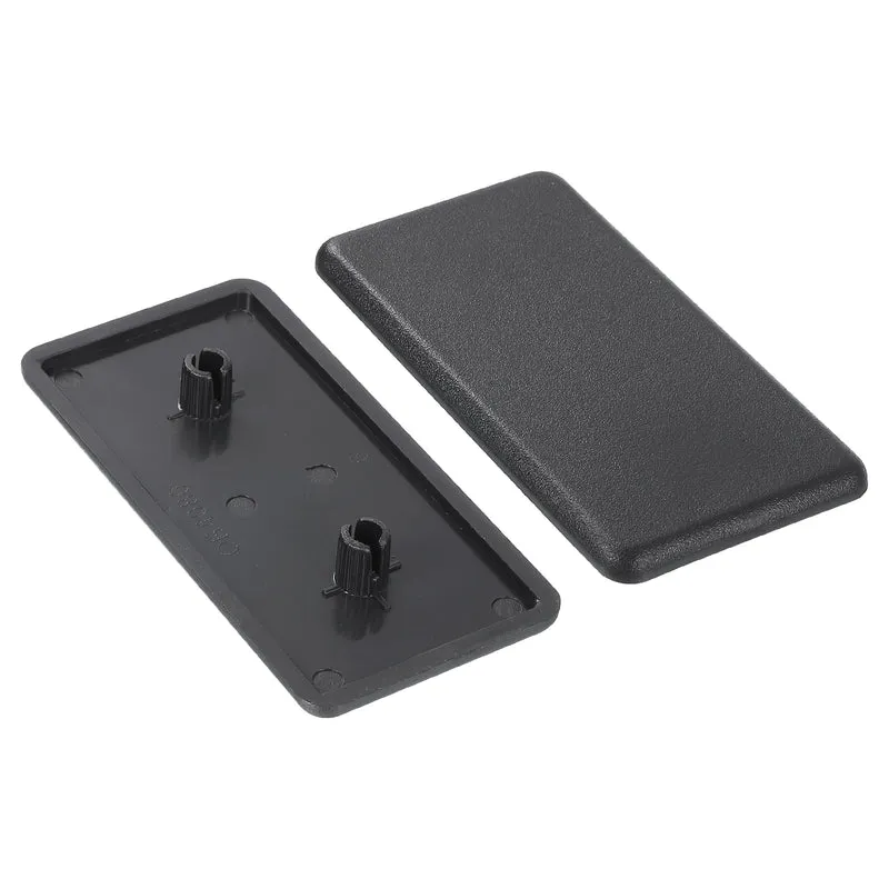 10Pcs Extruded End Cap Nylon 40x80mm 4080 Series European Black