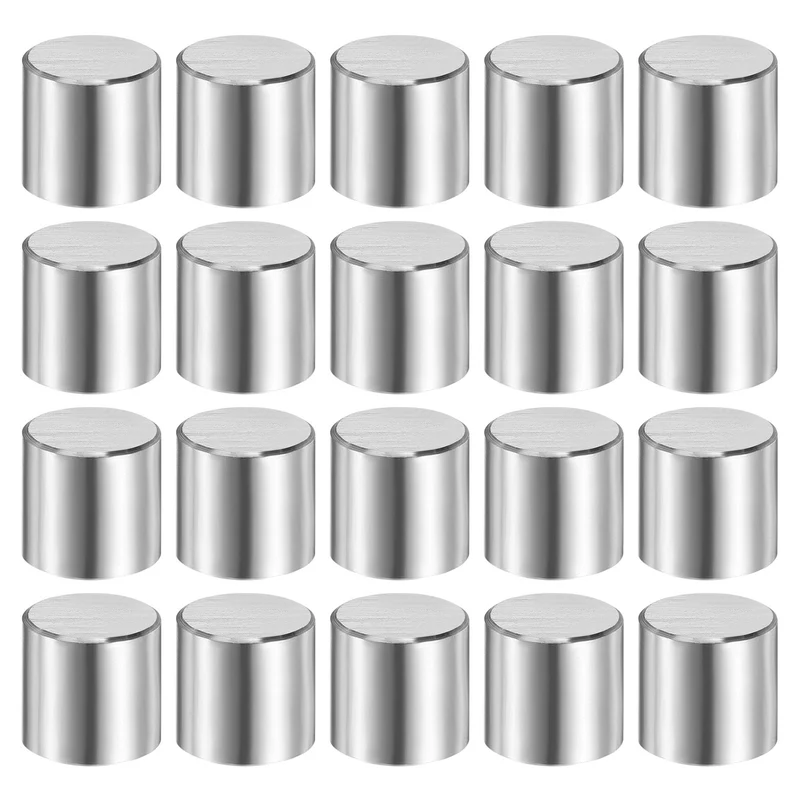 20 Pcs 10 mm x 10 mm Dowel Pins 316L Stainless Steel Shelf Support Peg Pin