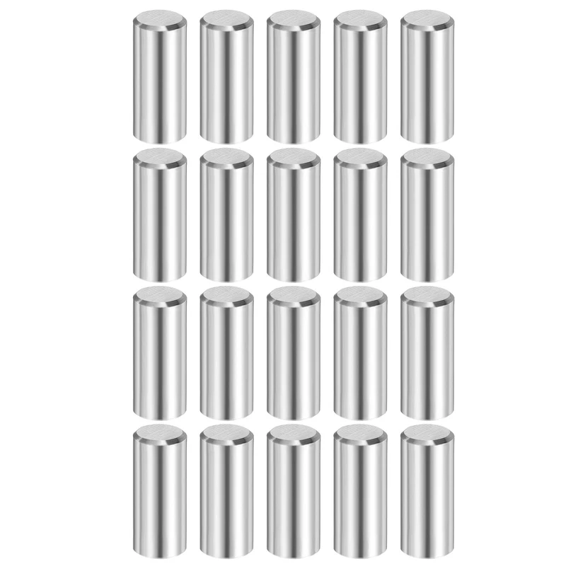 20 Pcs 8 mm x 18 mm Dowel Pins 316L Stainless Steel Shelf Support Peg Pin