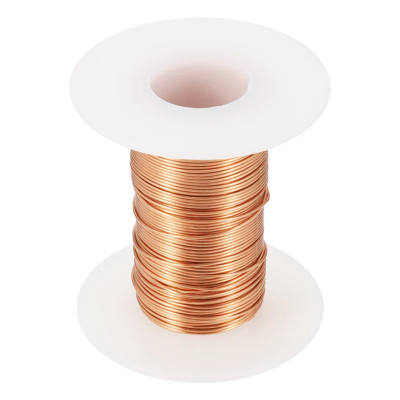 24 AWG Magnet Wire, 24 Gauge 2 oz Enameled Copper Wire, 155C(311F), Copper Color