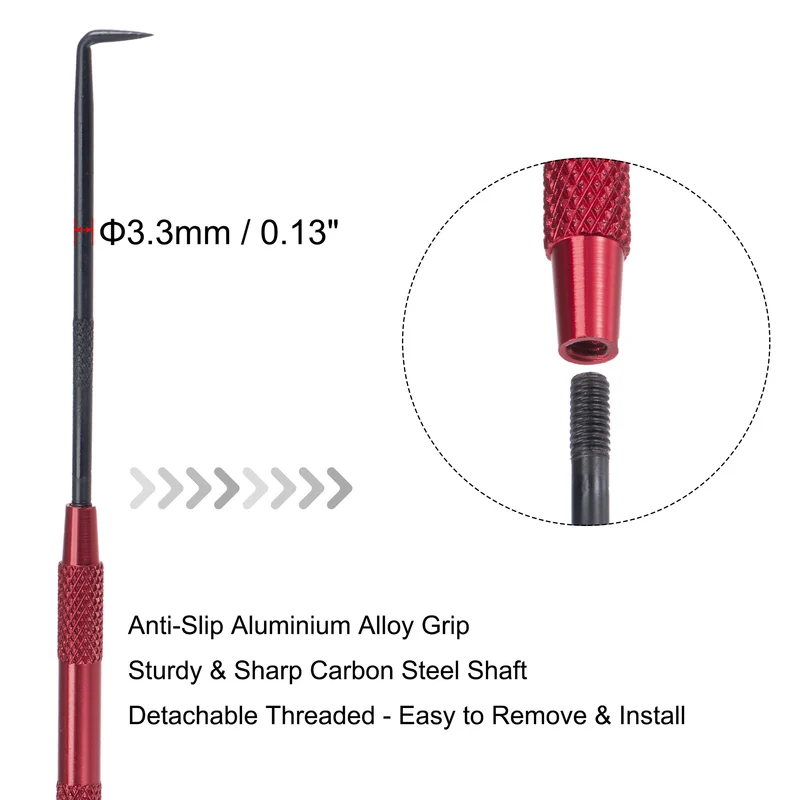 O-Ring Pick and Hook 2in1 Set Double Head Oil Seal Gasket Precision Screwdriver Puller Remover Tool