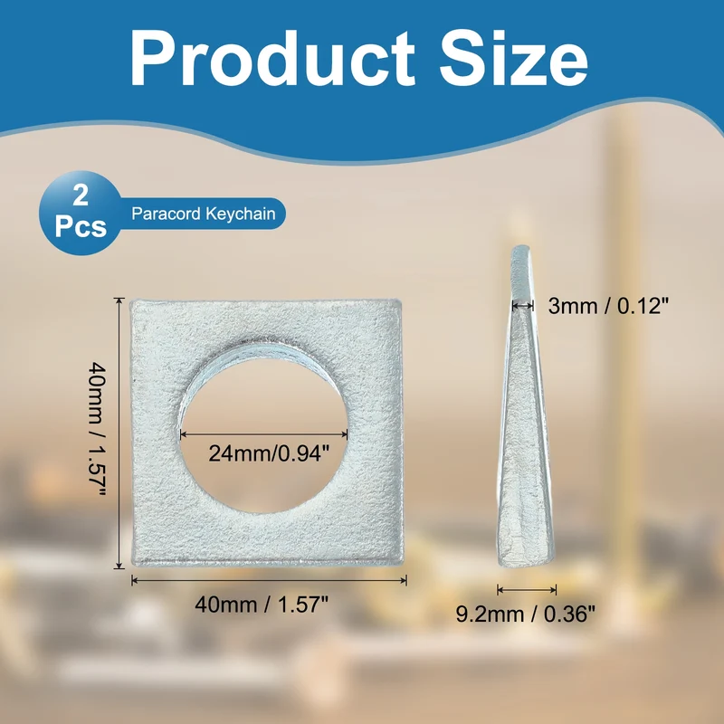 2 Pcs M22 Beveled Square Washers Thickness 3 to 9.2mm Galvanized Wedge Washers