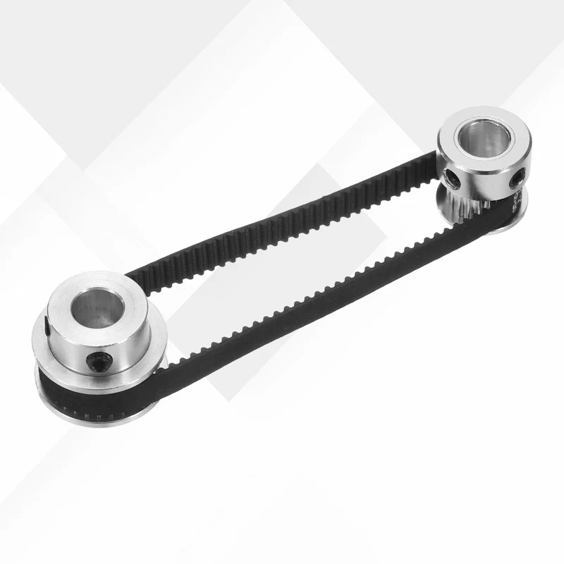78mm GT-2 Timing Belt, 5pcs 6mm Width 2mm Pitch 3D Printing Closed Loop, Black
