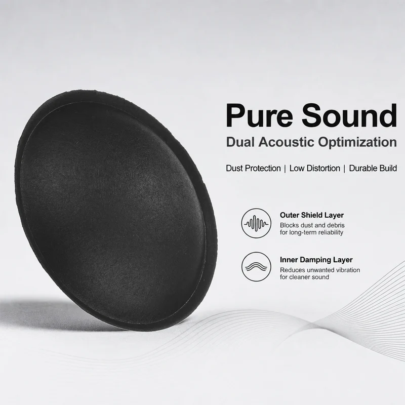 8pcs Speaker Dust Cap 45mm/1.77" OD Subwoofer Paper Cap