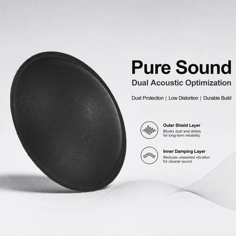 8pcs Speaker Dust Cap 40mm/1.57" OD Subwoofer Paper Cap