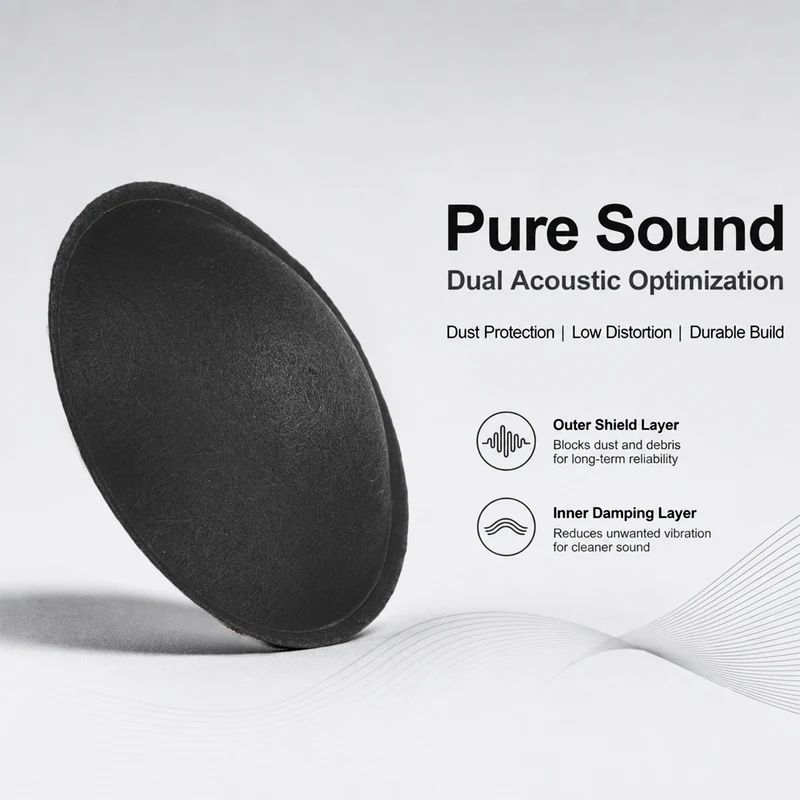 8pcs Speaker Dust Cap 30mm/1.18" OD Subwoofer Paper Cap