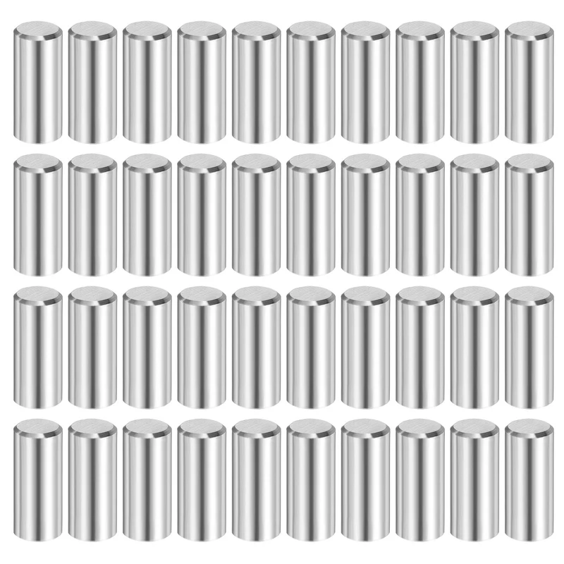 40Pcs 8mm x 16mm Dowel Pins 316L Stainless Steel Shelf Support Peg Pin