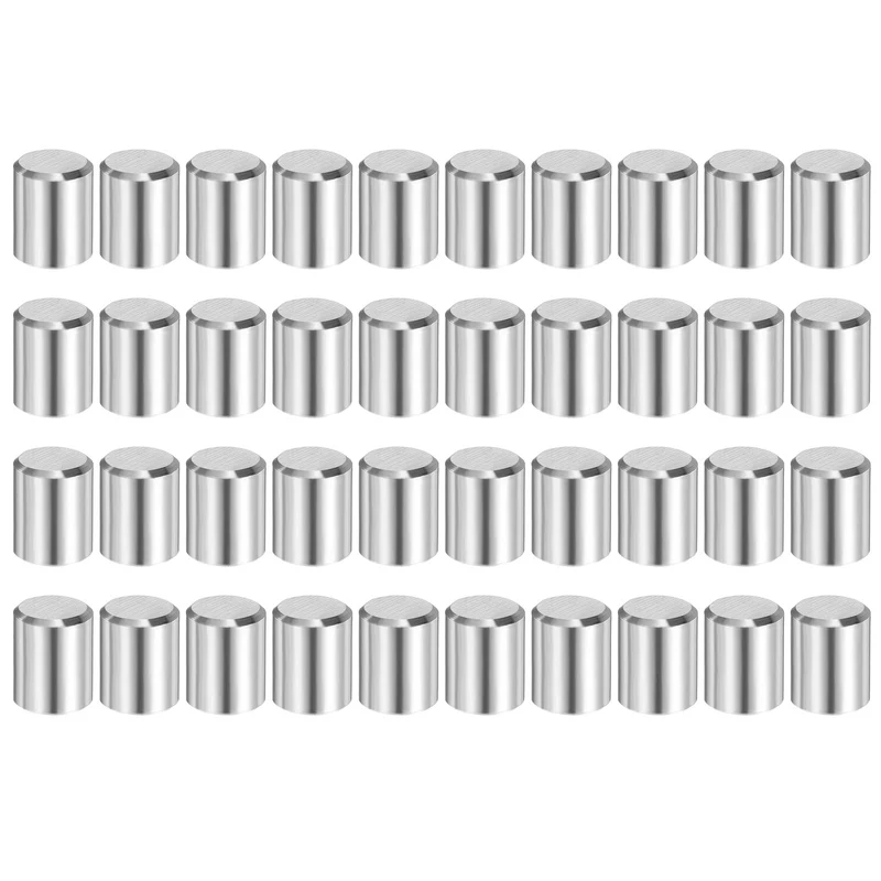 40 Pcs 8 mm x 10 mm Dowel Pins 316L Stainless Steel Shelf Support Peg Pins