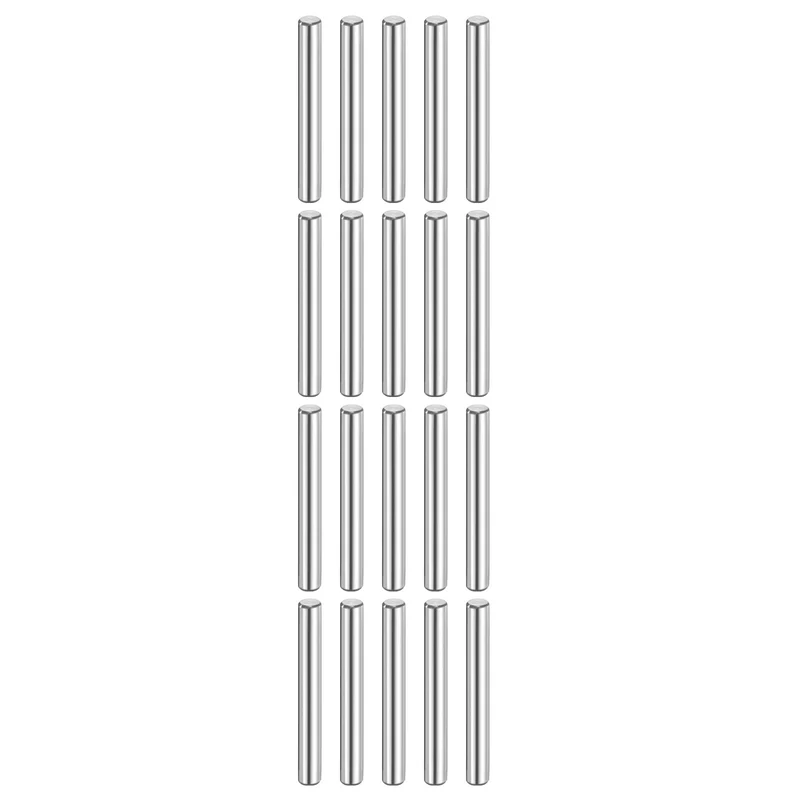 20 Pcs 6 mm x 45 mm Dowel Pins 316L Stainless Steel Shelf Support Peg Pin