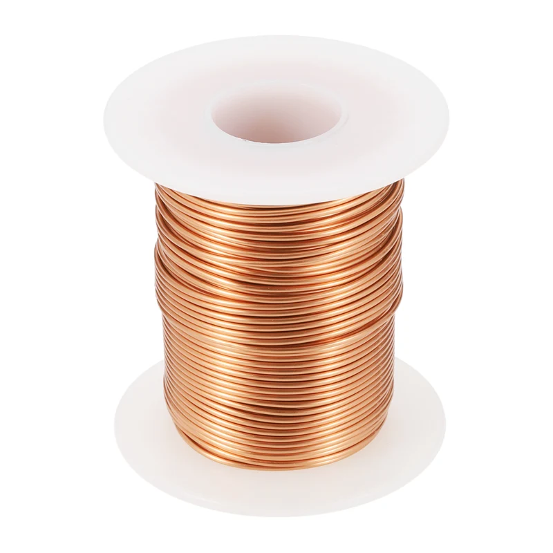 18 AWG Magnet Wire, 18 Gauge 8 oz Enameled Copper Wire, 155C(311F), Copper Color