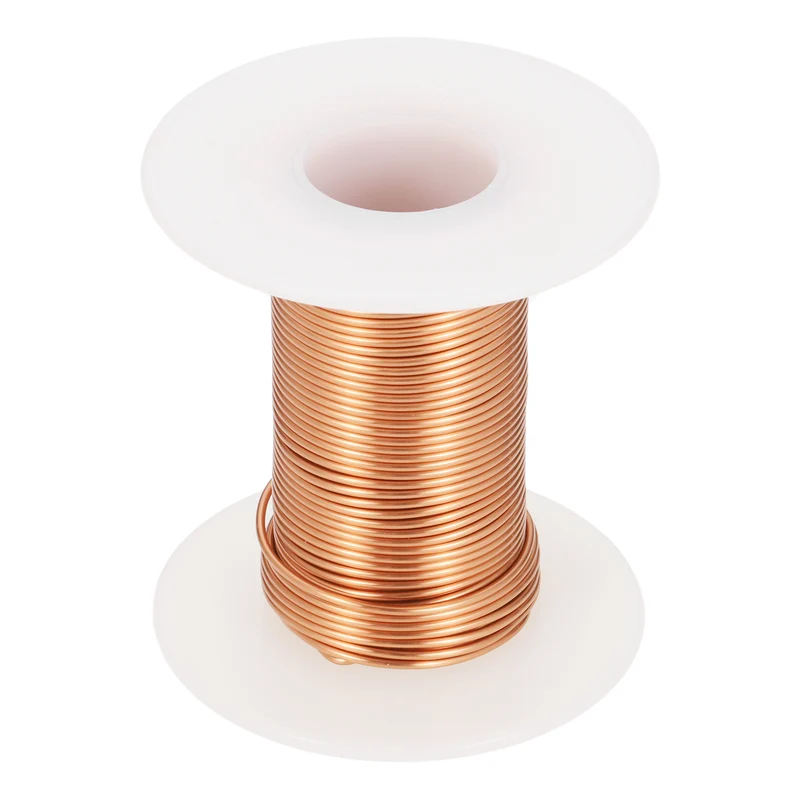 18 AWG Magnet Wire, 18 Gauge 2 oz Enameled Copper Wire, 155C(311F), Copper Color