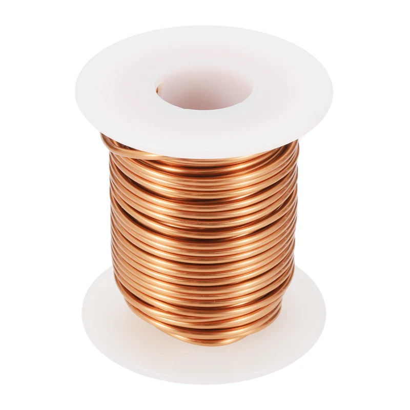 14 AWG Magnet Wire, 14 Gauge 8 oz Enameled Copper Wire, 155C(311F), Copper Color