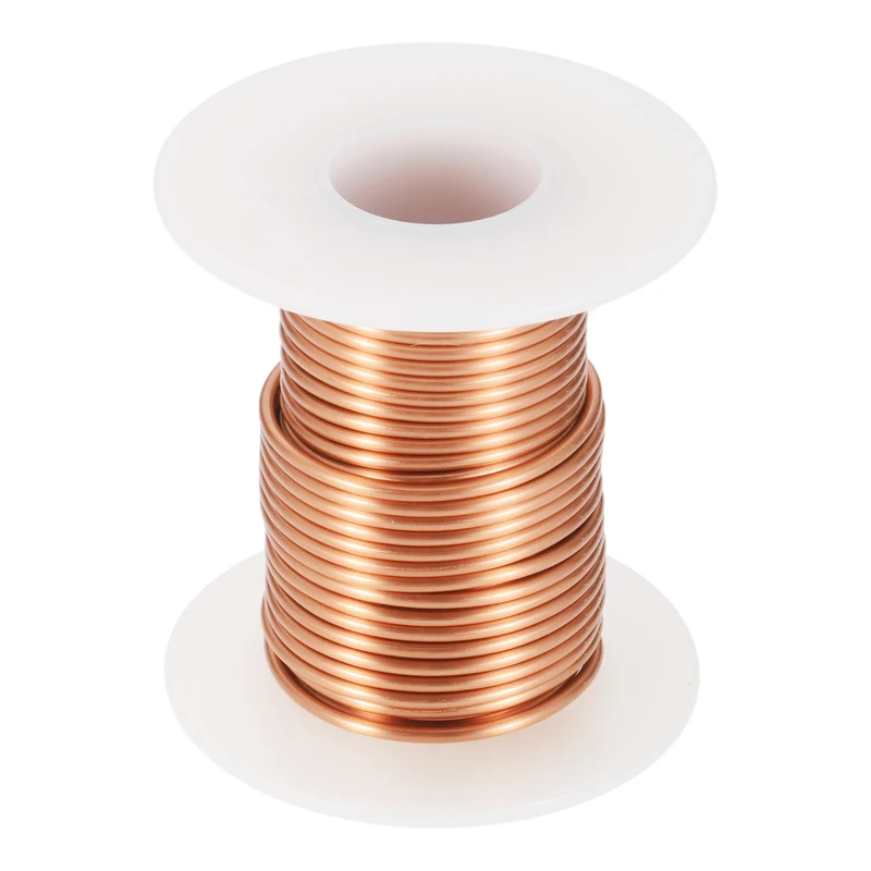 14 AWG Magnet Wire, 14 Gauge 4 oz Enameled Copper Wire, 155C(311F), Copper Color