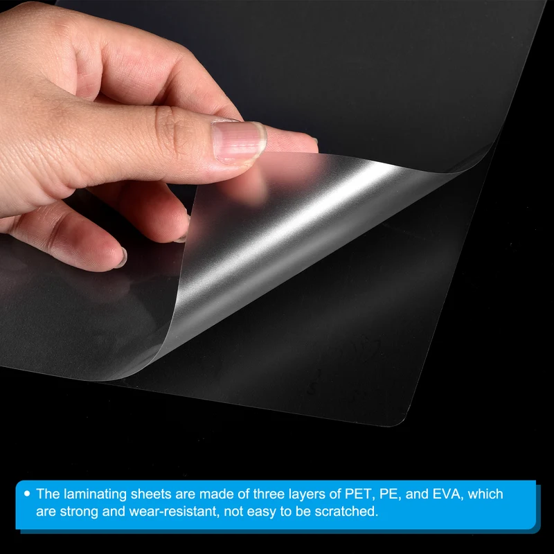 Thermal Laminating Pouches, 200 Pcs Transparent Laminating Sheets 3 Mil 4.3"x3.3 Laminator Pouches for Laminator Machine, Card, Photo Protect, DIY