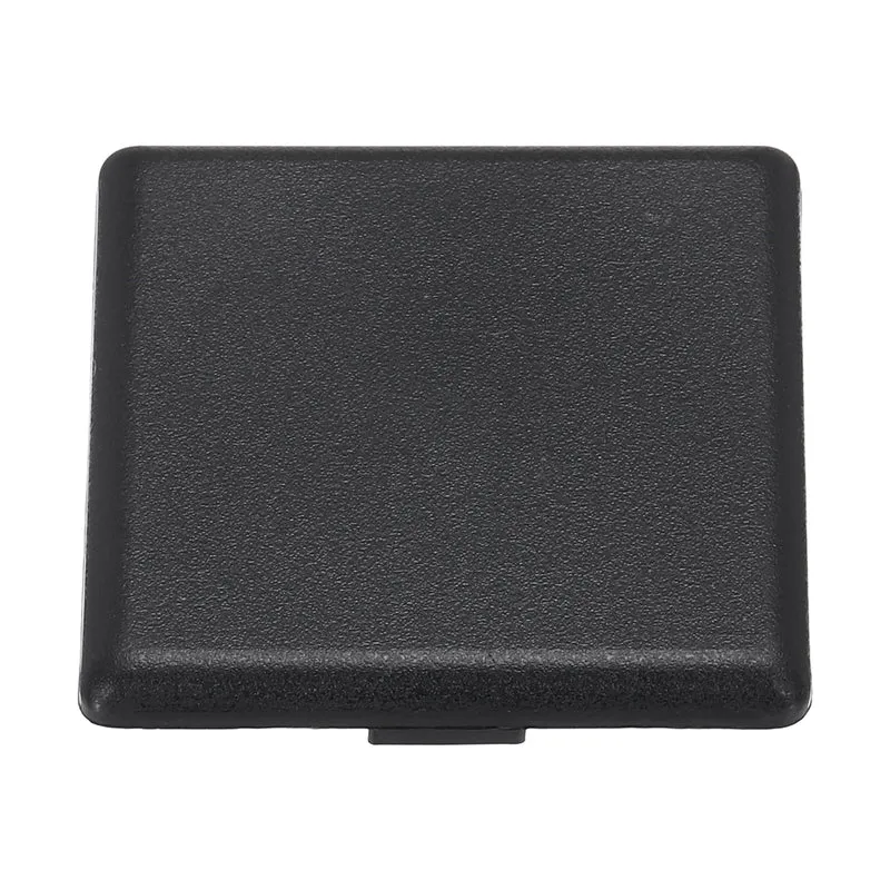 Standard Plastic Square Aluminum Extrusion End Cap Black 45x45mm 12pcs