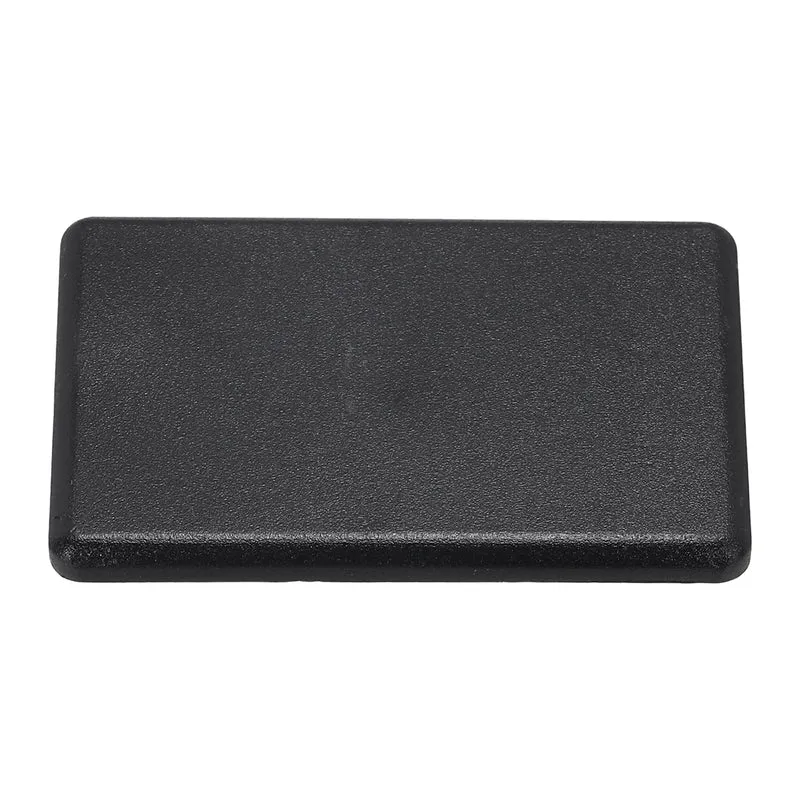 12 x Standard Plastic Rectangle Aluminum Extrusion End Cap Black 40x60mm