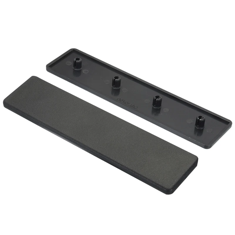 10Pcs Standard Plastic Rectangle Aluminum Extrusion End Cap Black 160x40mm